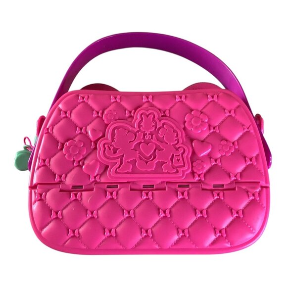 Minnie Mouse Hot Pink‎ Purse with Glitter Bow Plastic Disney Girls Pocketbook - Picture 11 of 14
